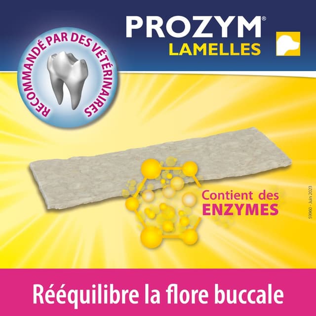 Lamelles à mâcher pour chien Prozym bucco-dentaire