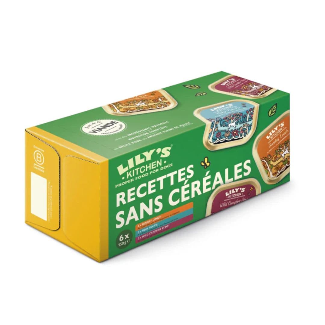 Lily's Kitchen - Terrines sans céréales pour chien
