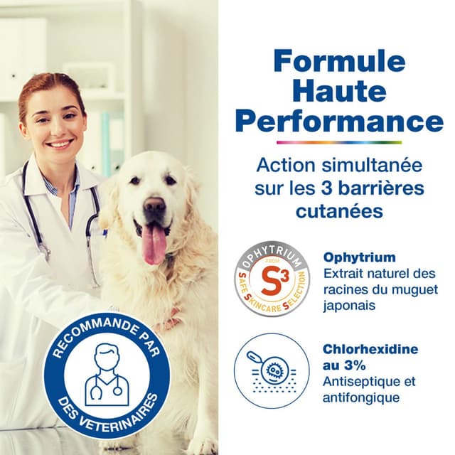 Lingettes nettoyantes Douxo S3 Pyo Pads pour chien et chat