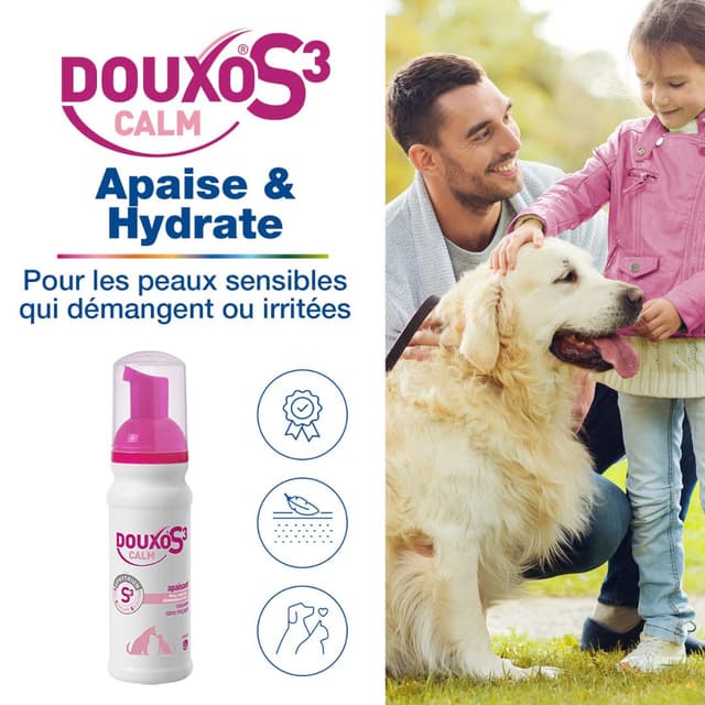 Mousse Douxo S3 Calm soin anti-démangeaisons pour chien et chat