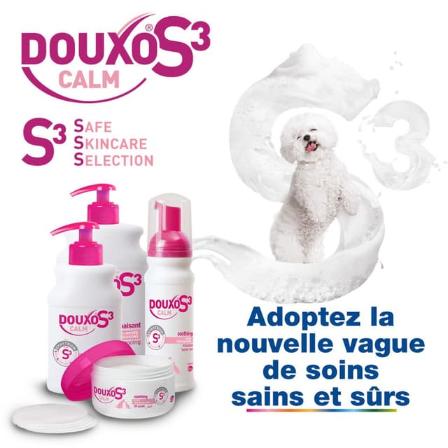 Mousse Douxo S3 Calm soin anti-démangeaisons pour chien et chat