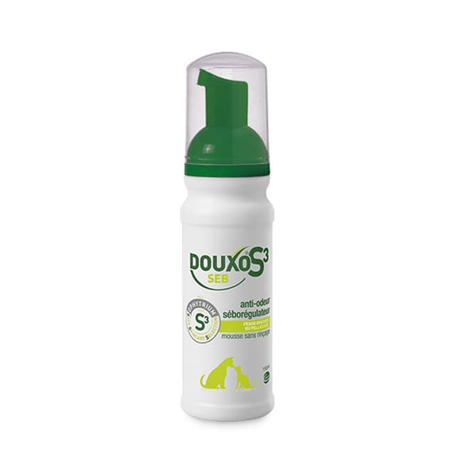 Mousse apaisante Douxo S3 Séborrhée pour chien et chat