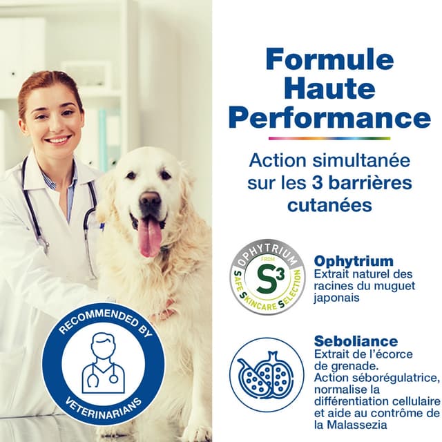 Mousse apaisante Douxo S3 Séborrhée pour chien et chat