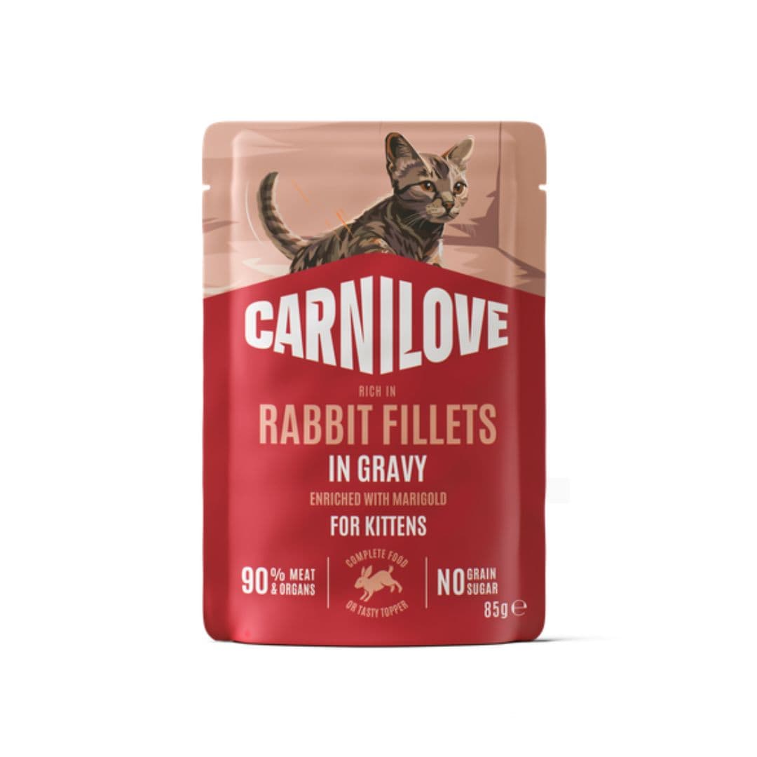 Pâtée Carnilove en morceaux pour chaton - Pochon 85 g