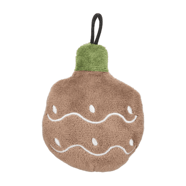 Peluche boule de Noël avec herbe à chat