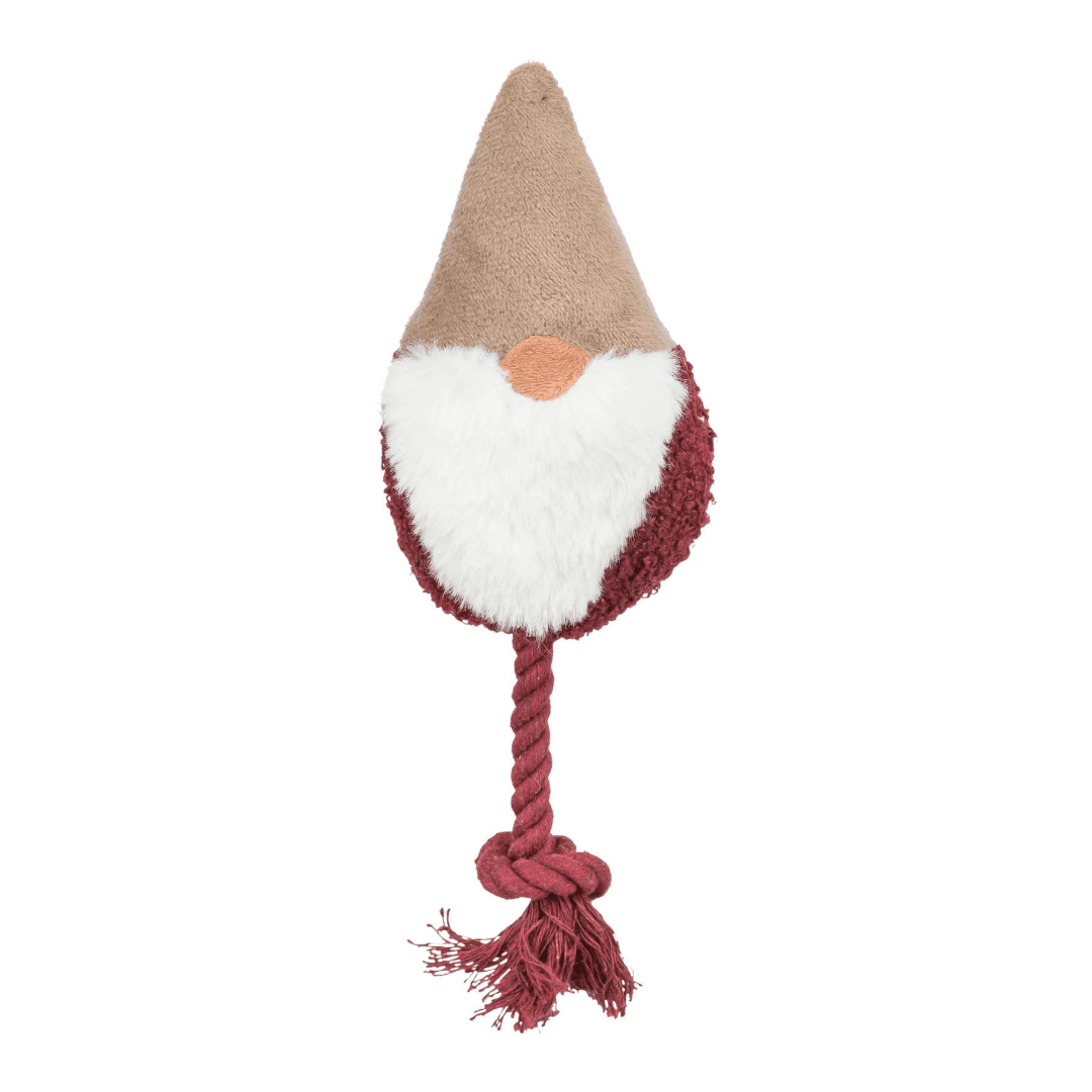 Peluche sonore de Noël Lutin avec corde