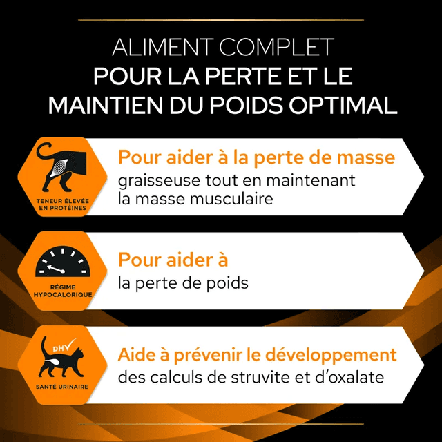 Pro Plan Veterinary Diet OM St/Ox Obesity Management pour chats
