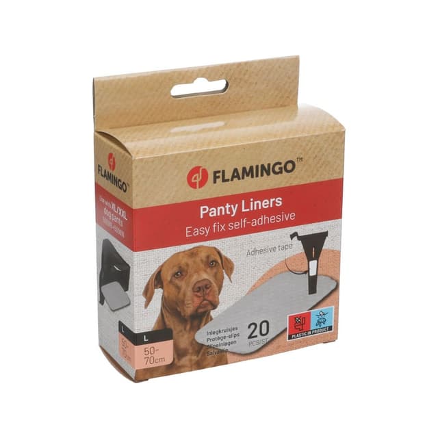 Protège slips pour culotte hygiénique de chienne