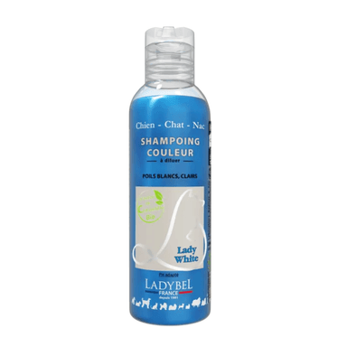 Ladywhite shampoing ladybel pour poils blancs
