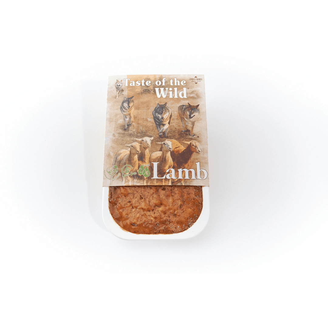 Taste of The Wild Lamb & Chicken - Barquette repas pour chien - 390 g (DLUO 3 mois)