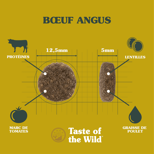 Taste of the Wild PREY au bœuf Angus pour chat