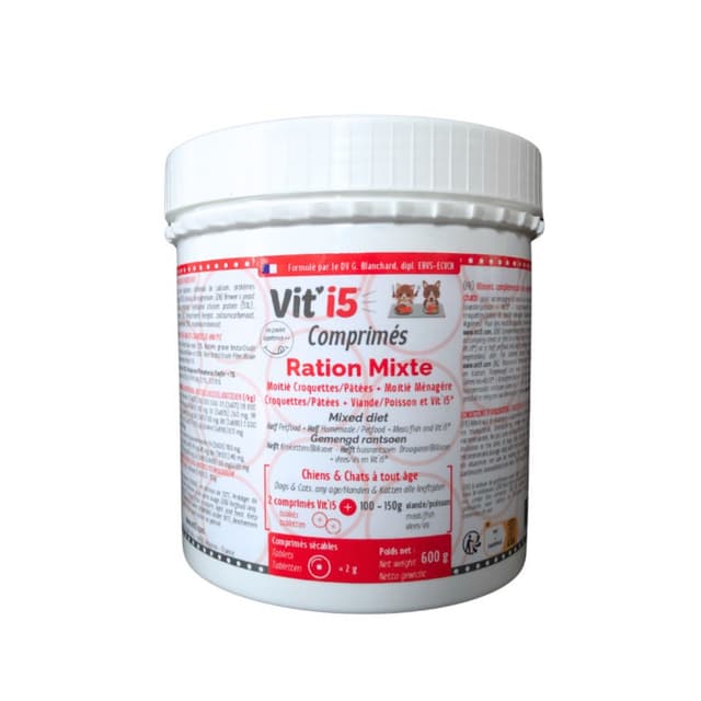 VIT'I5 Rouge complément alimentaire pour chien ou chat