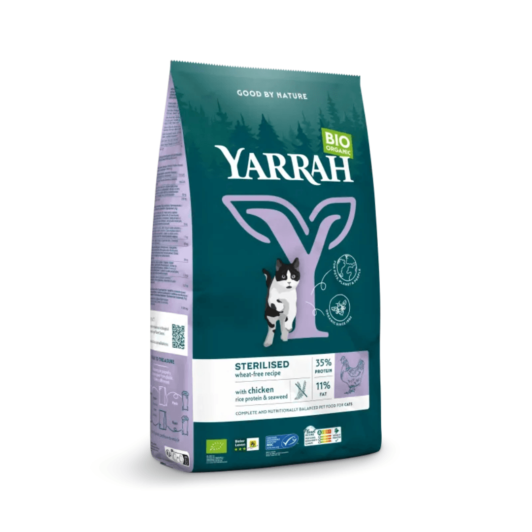 Yarrah BIO - Croquette pour chat adulte stérilisé