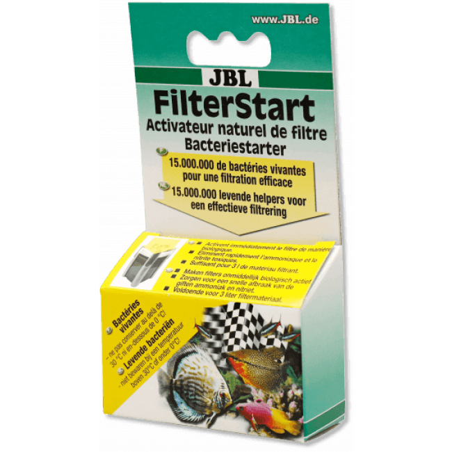 Activateur naturel de filtre JBL FilterStart Bactéries vivantes 10 ml