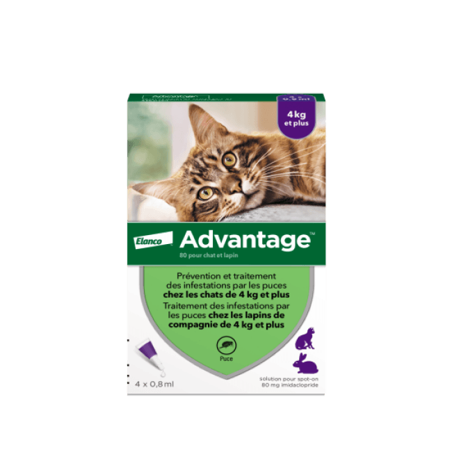 Advantage 40 Anti-puces pour chats < 4 kg