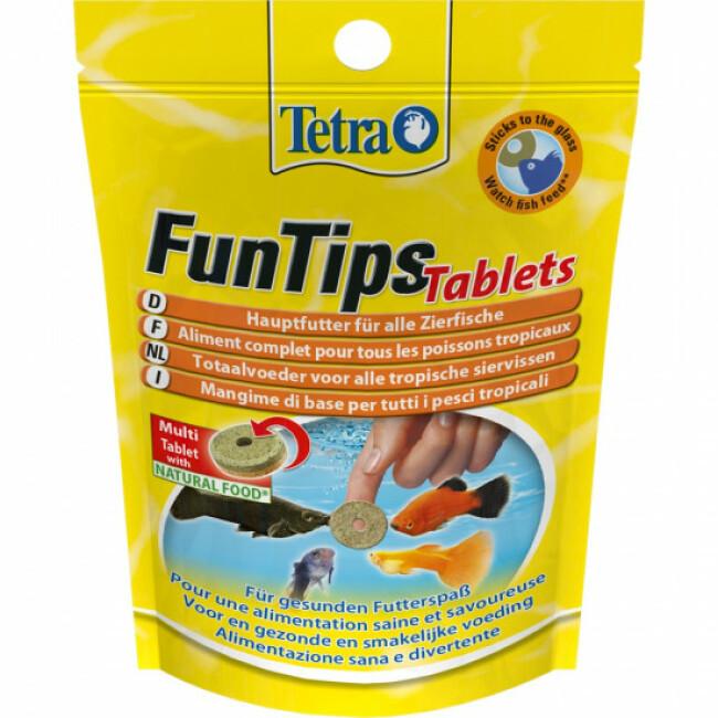 Alimentation Tetra FunTips Tablets pastilles pour poissons