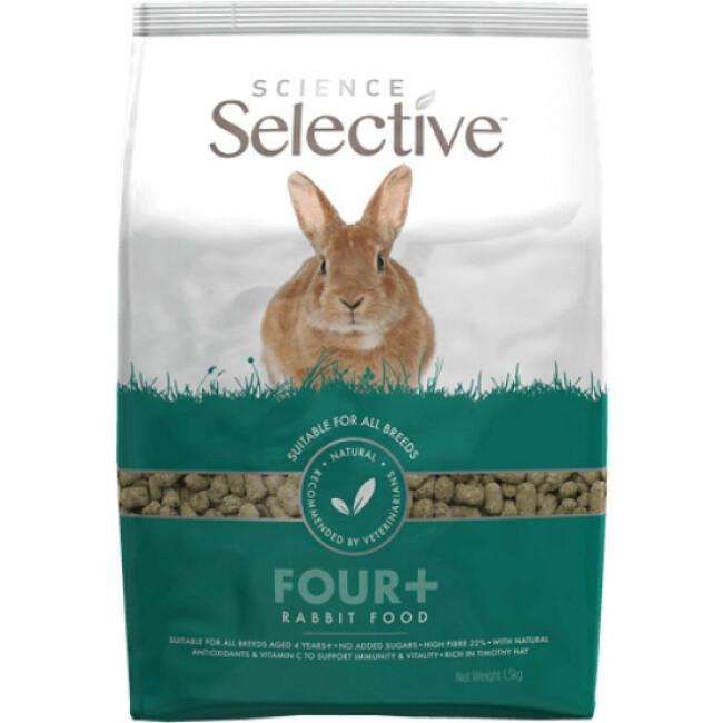 Alimentation pour lapin mature 4+ Science Selective Supreme