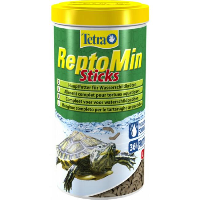 Alimentation premium équilibrée pour tortues aquatiques Tetra ReptoMin
