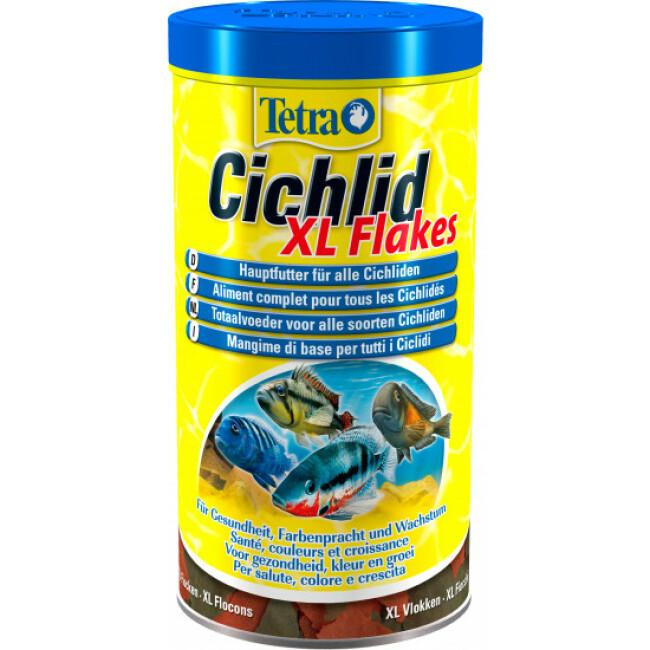 Alimentation Tetra Cichlid XL Flakes pour Chichlidés 1 Litre
