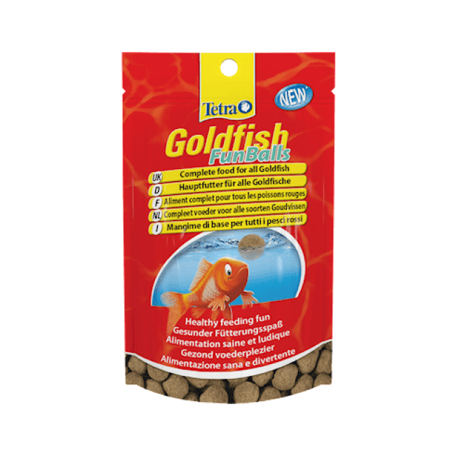 Alimentation Tetra Goldfish FunBalls pour poissons rouges