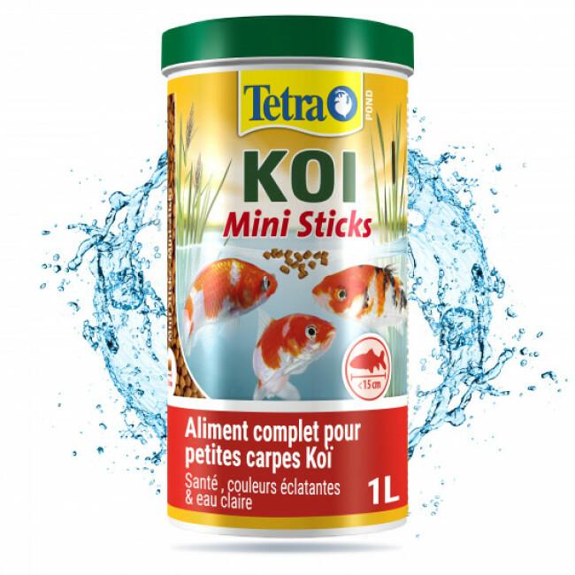 Alimentation Tetra Pond KOI Mini Sticks 1 litre pour poissons de bassin