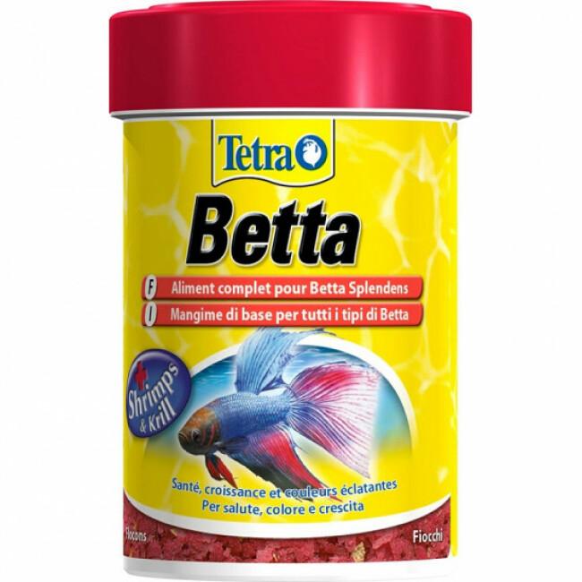 Aliments Bettamin Tetra 85 ml flocons pour poissons combattants