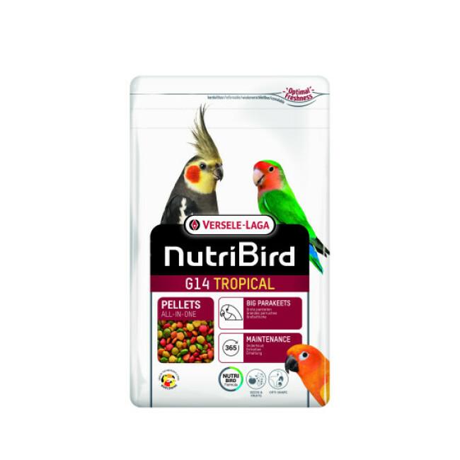 Aliments NutriBird G14 Tropical Versele Laga pour grandes perruches