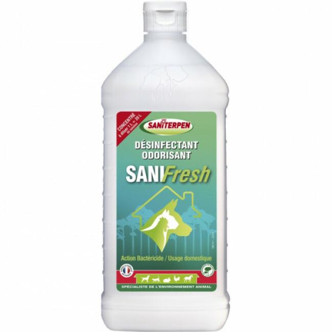 Bactéricide Sanifresh pour sols et extérieurs Saniterpen bidon 1 litre