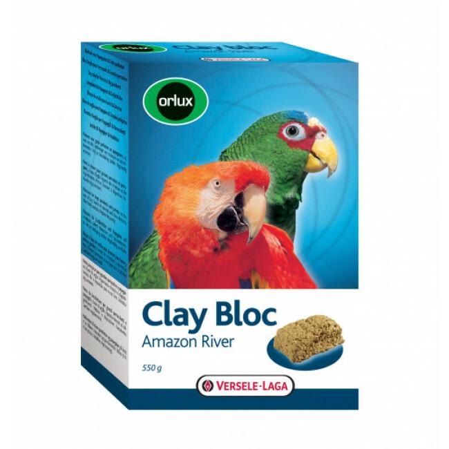 Bloc d'argile à picorer Clay Bloc Amazon River Orlux pour oiseaux