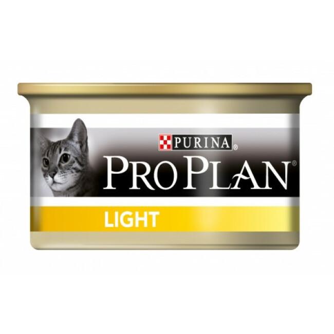 Boîtes pour chats Pro Plan Adulte Light 24 boîtes 85 g