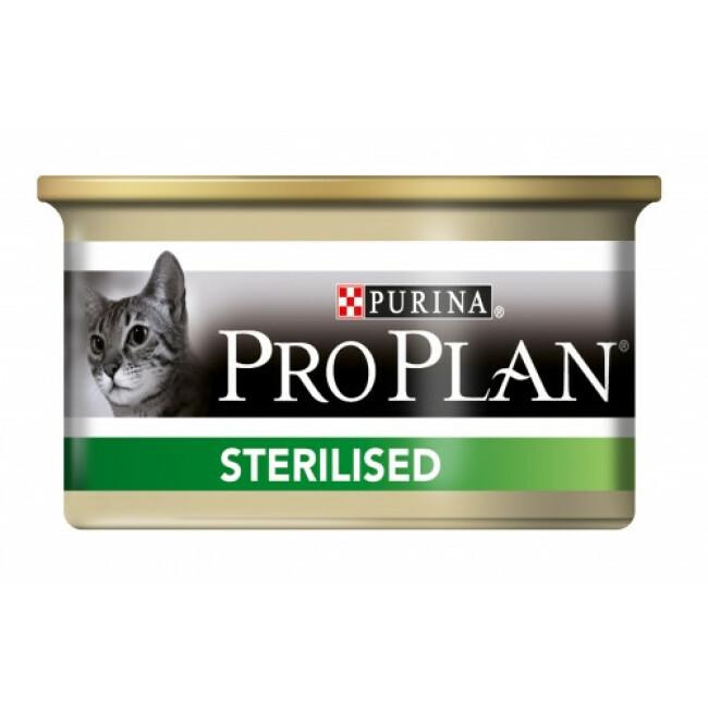 Boîtes pour chats Pro Plan Adulte Sterilised Saumon 24 boîtes 85 g