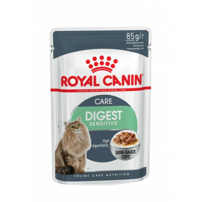 Bouchées en sauce pour chats Royal Canin Digest Sensitive 9 - 12 Sachets 85 g