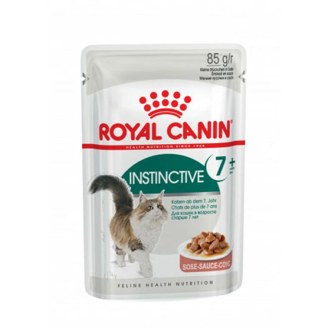 Bouchées en sauce pour chats Royal Canin Instinctive +7