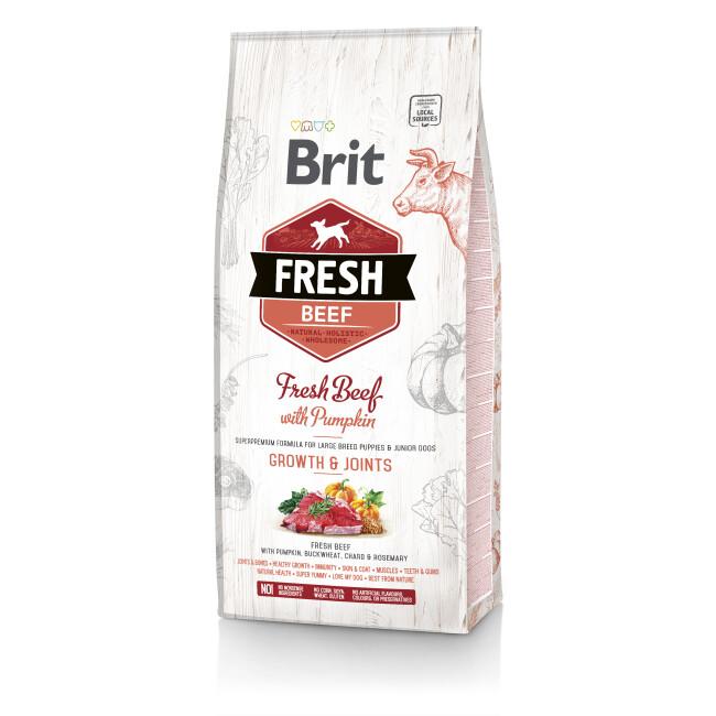 Brit Fresh bœuf frais et citrouille pour chiot de grande race