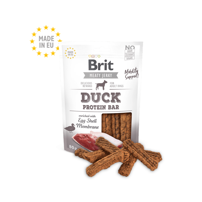Brit Jerky - barre protéinée au canard pour chien