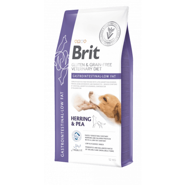 Brit Veterinary Diets Gastrointestinal Low Fat Grain Free pour chien