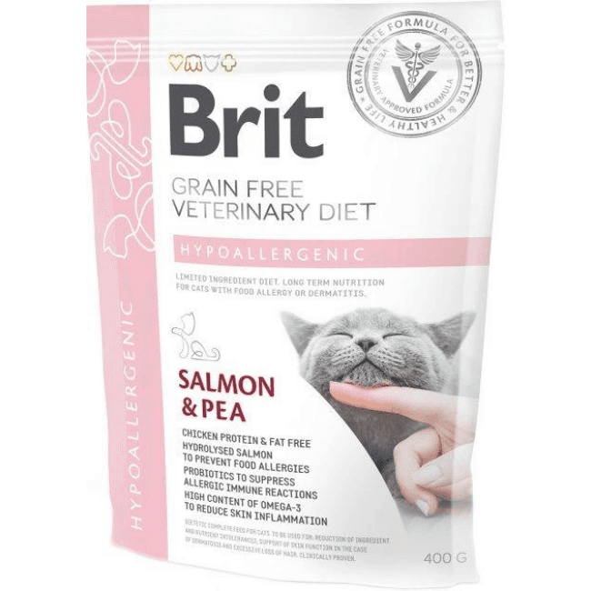 Brit Veterinary Diets Hypoallergenic Grain Free pour chat