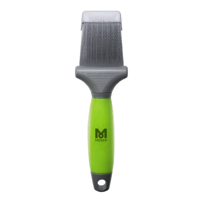 Brosse carde double-face Moser Premium pour chien et chat