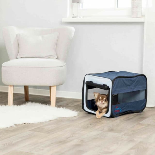 Cage pliable en tissu pour chien et chat