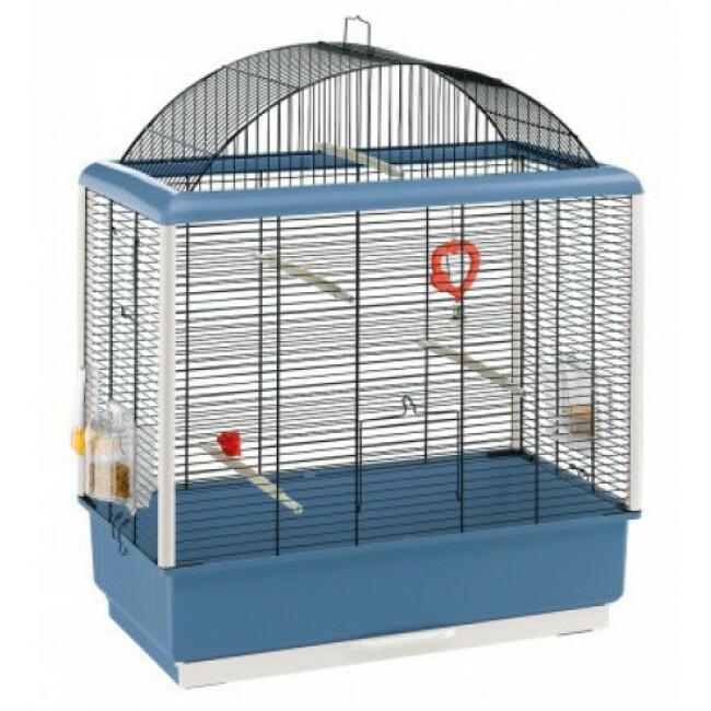 Cage rectangulaire Palladio 4 Ferplast pour canaris, oiseaux petits et exotiques