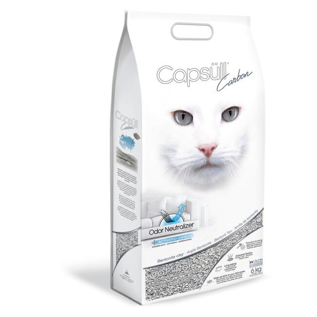 Capsüll Carbon - Litière chat à l'argile Bentonite