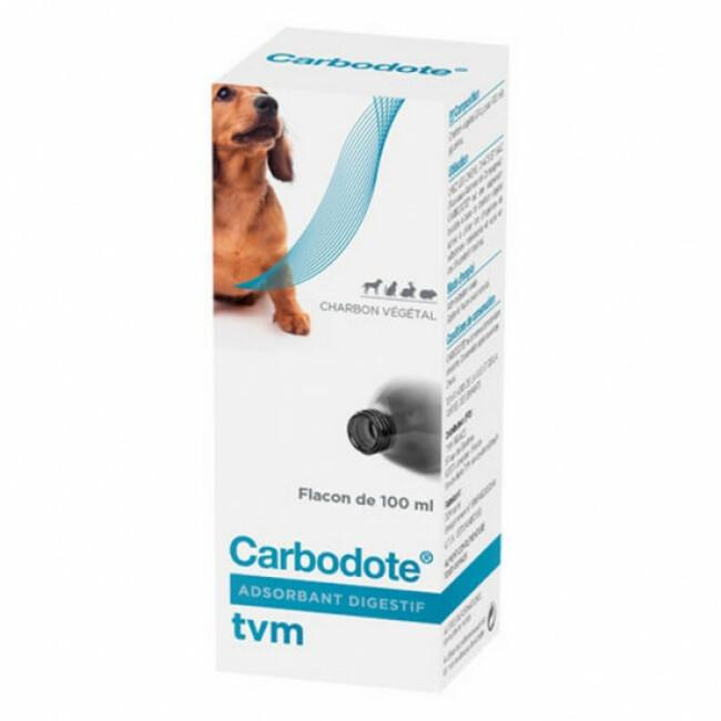 Carbodote TVM Charbon actif vétérinaire pour chien chat et NAC