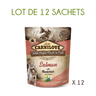 Carnilove Pouch pâtée 300 g pour chiot - Saumon et myrtilles - Lot de 12 sachets