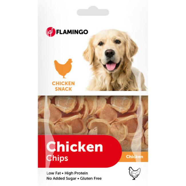 Chick'n Chips Flamingo pour chiens