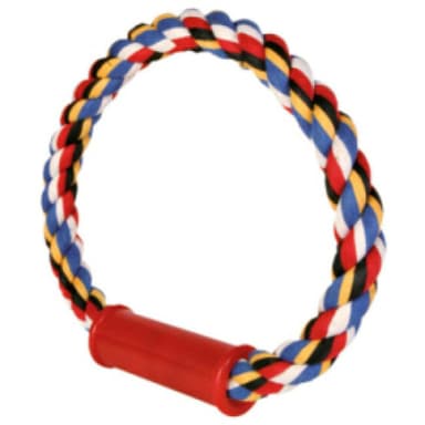 Anneau tressé pour chien
