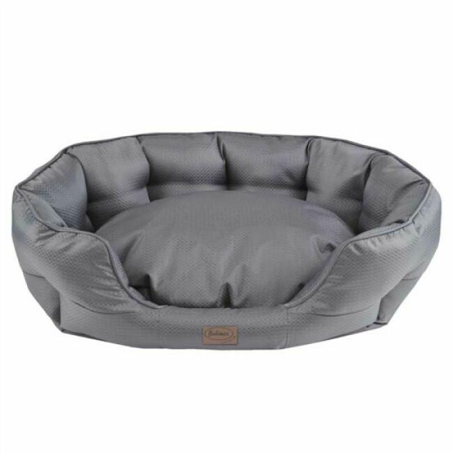 Coussin Bubimex ovale gris pour chien