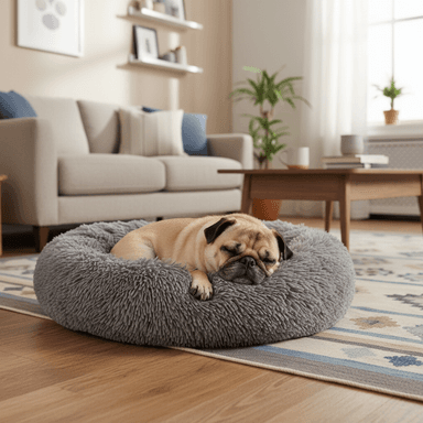 Coussin Krems coloris gris