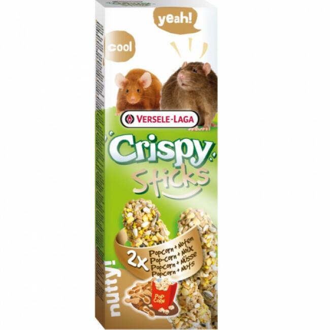 Crispy sticks pop corn et noix Versele Laga pour rongeurs