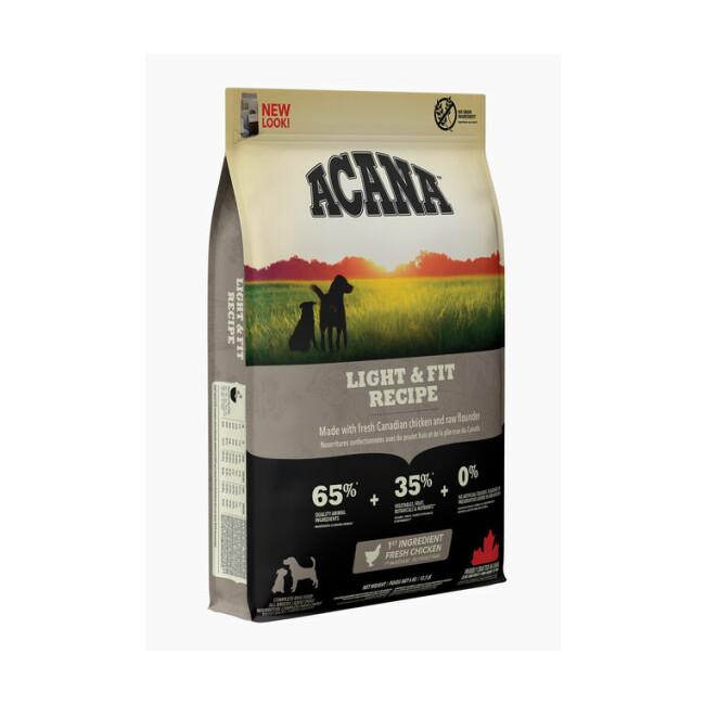 Croquettes chien Acana Heritage Light & Fit