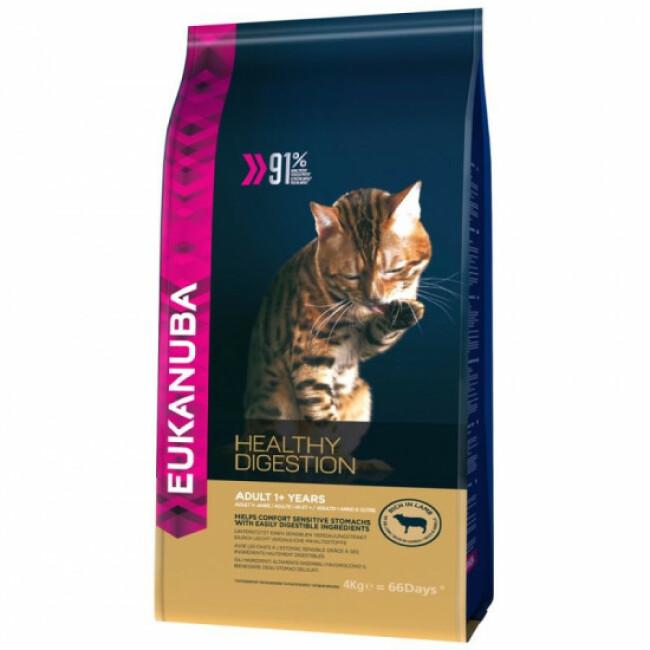 Croquettes Eukanuba pour Chat Adulte Healthy Digestion
